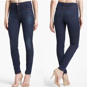 J BRAND | maria dark blue high rise skinny in starless wash 27